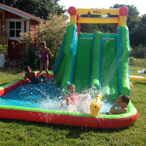 Hüpfburg auf einem Kindergeburtstag in Hannover